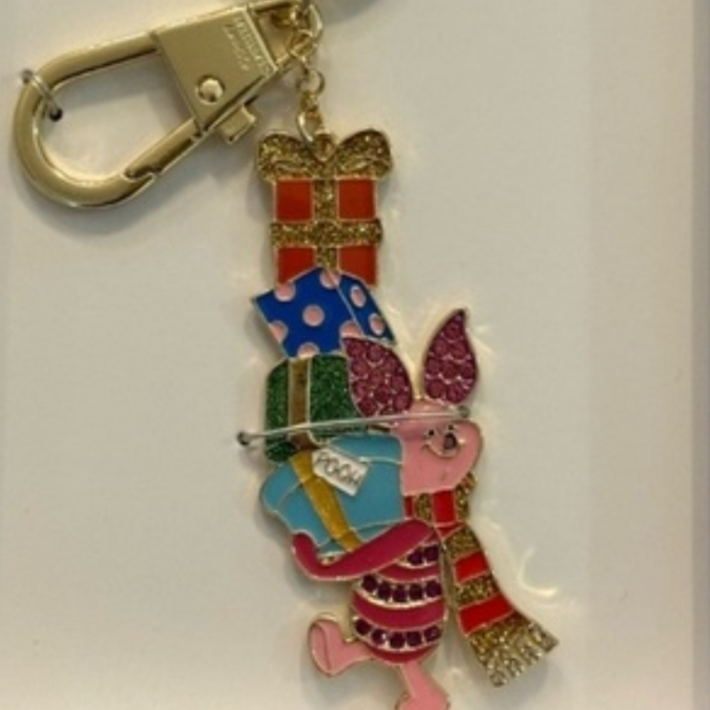 Baublebar Disney Piglet Keychain Bag charm  with Gifts And Scarf BNIB Ti M LB